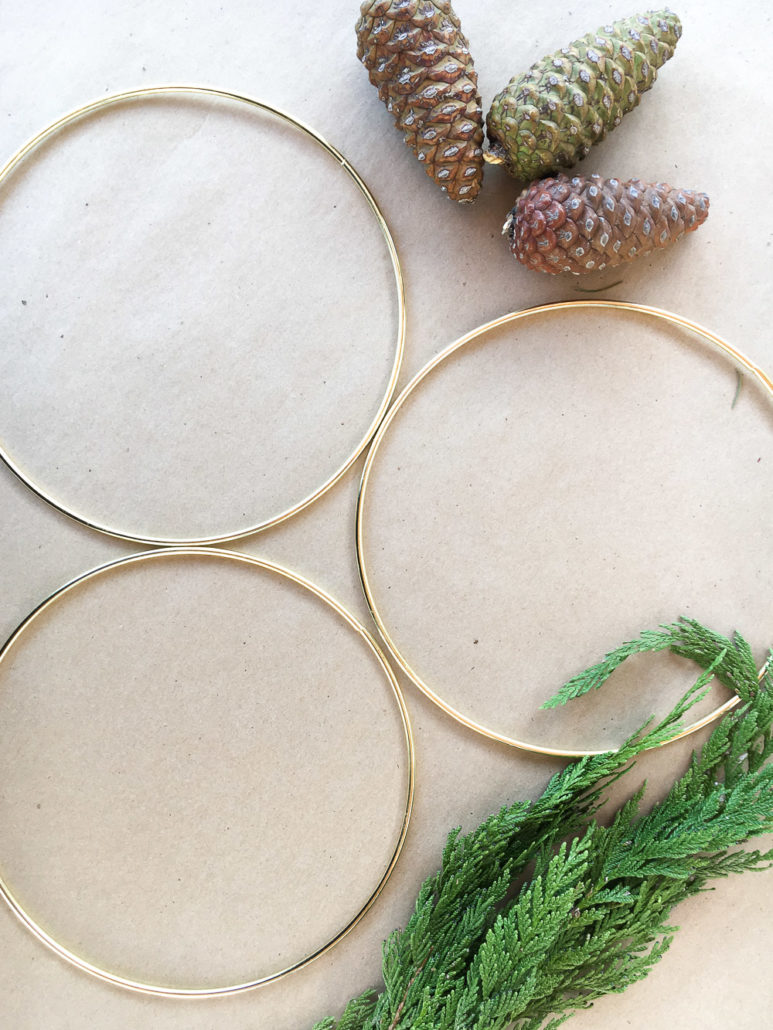 3 Cute Gold Ring Wreath DIY's Jest Cafe