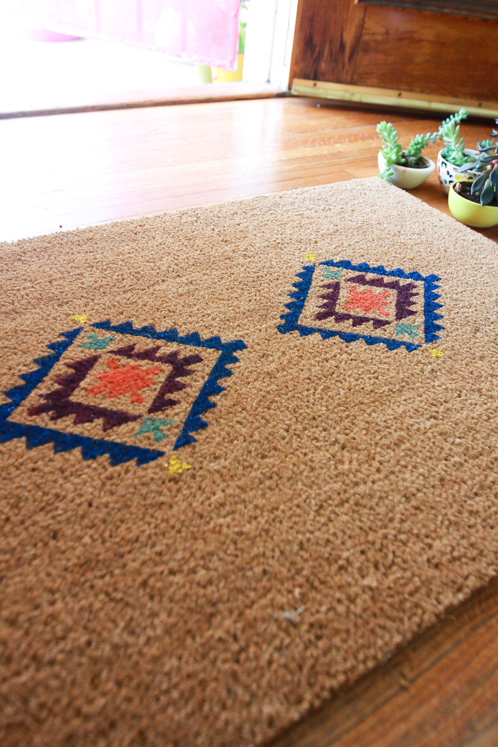 cute door mat design