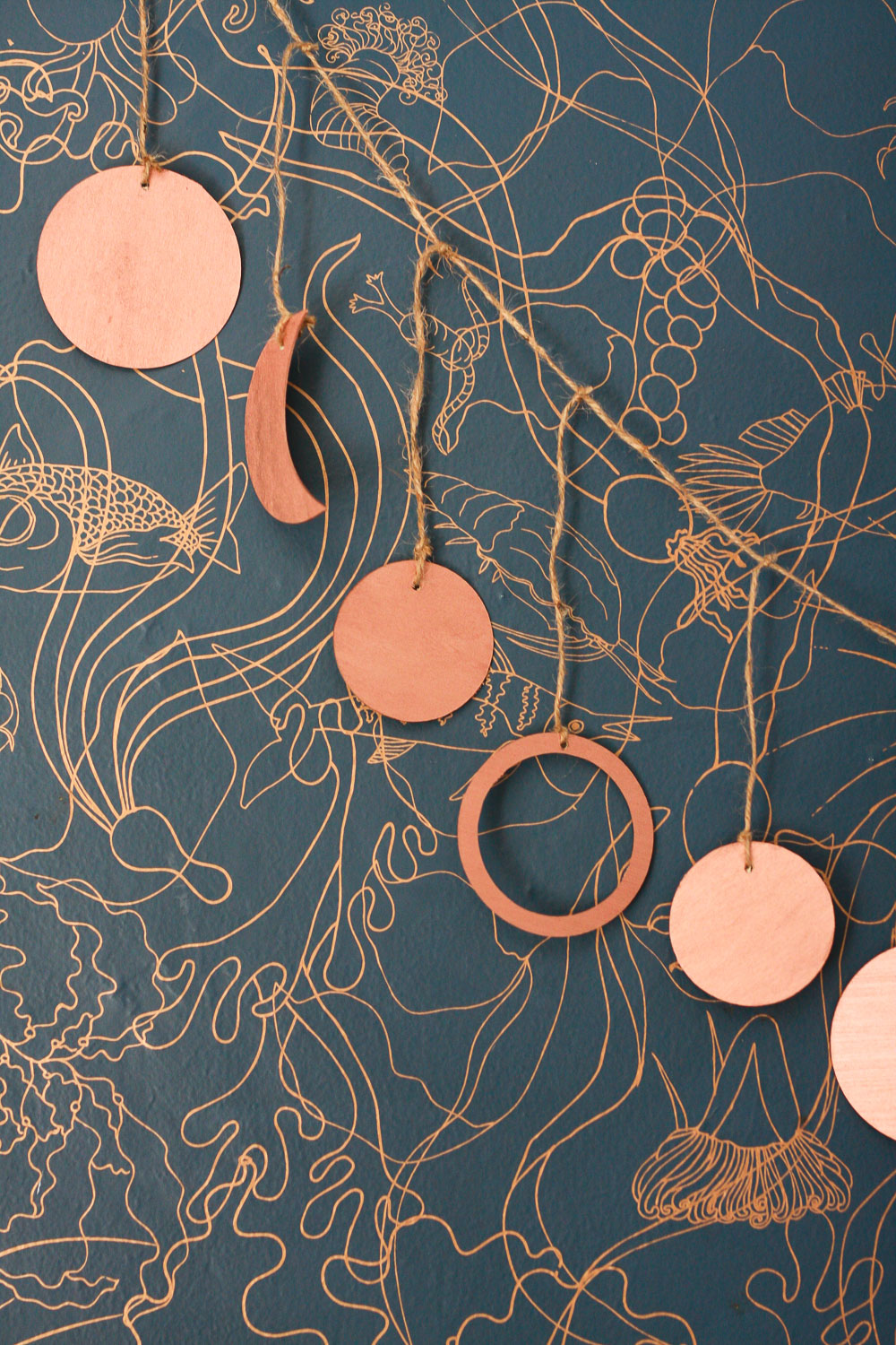 copper garland diy