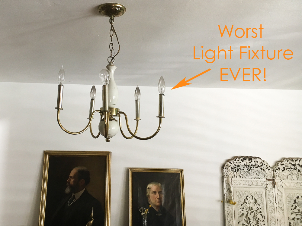 ugly light fixture