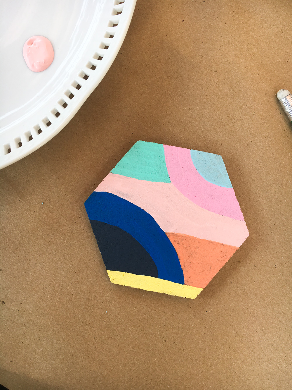 pastels coasters