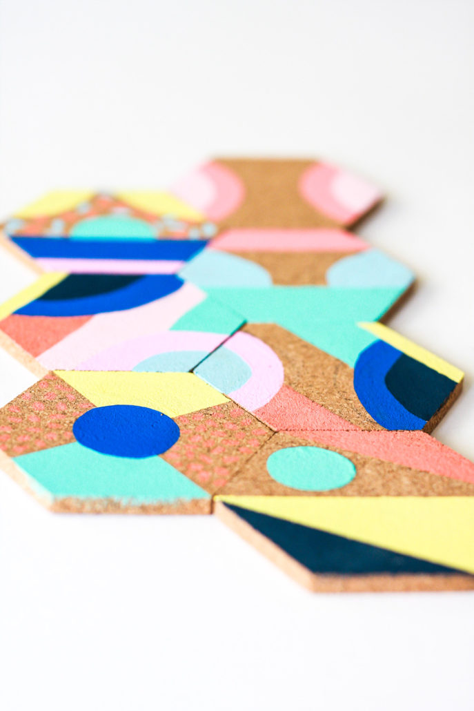 Colorful Coasters DIY Jest Cafe
