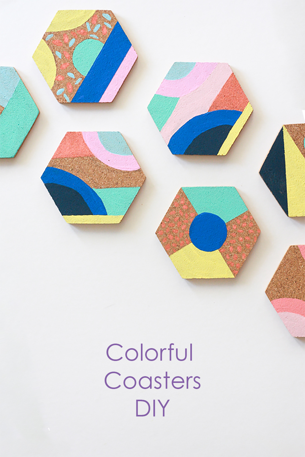 Colorful coasters on sale