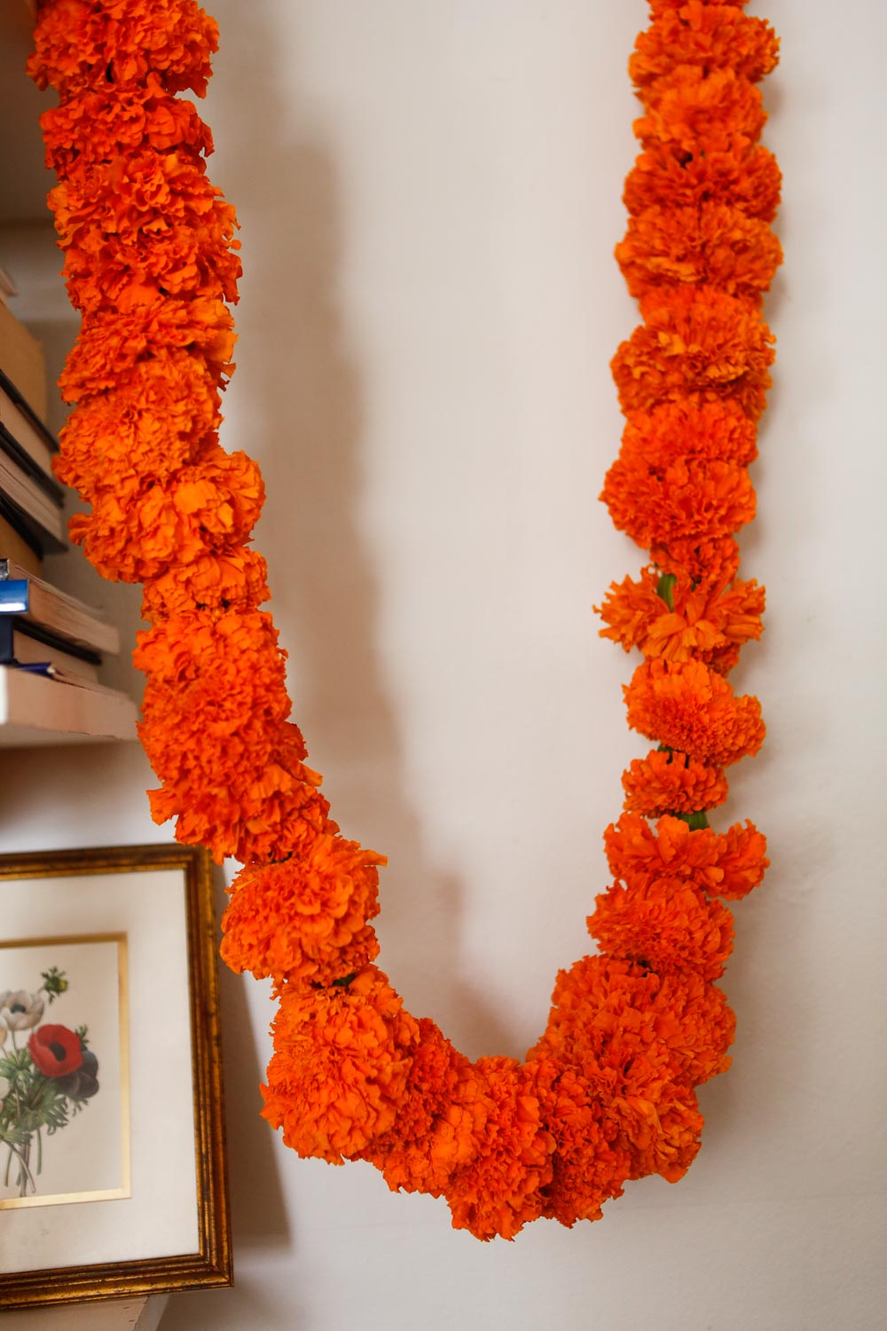 how to make marigold garland